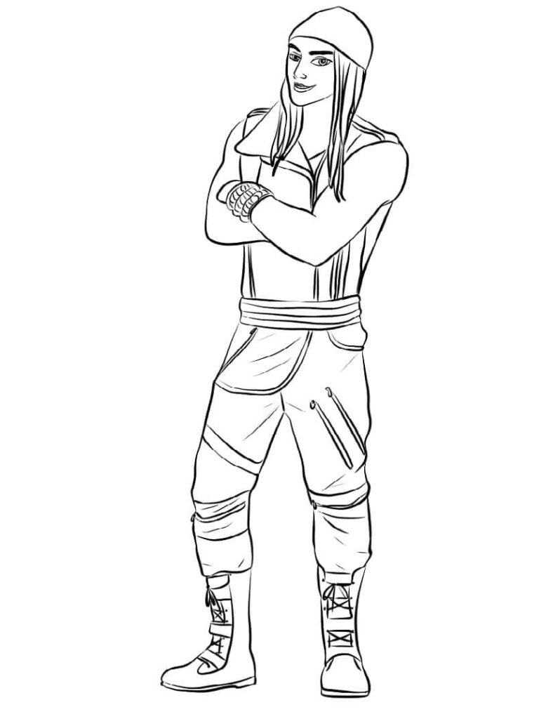 Desenho Jay de Descendentes para Colorir