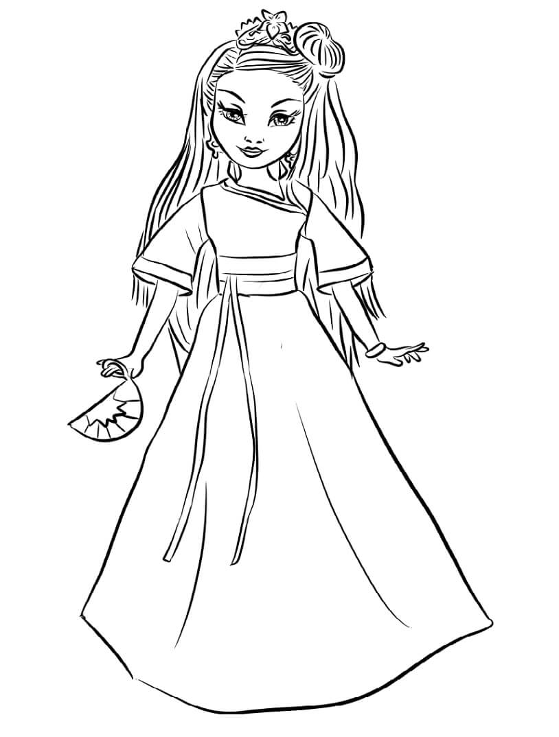 Desenho Lonnie de Descendentes para Colorir