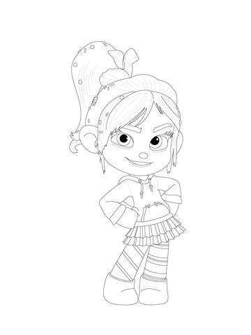 Desenho de Vanellope