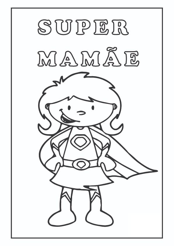 Desenhos de Dia das Mães para Colorir