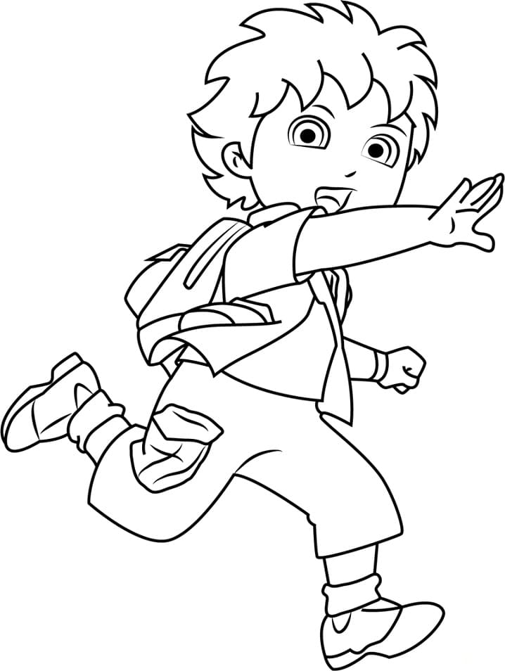 Desenho Diego 1 para Colorir