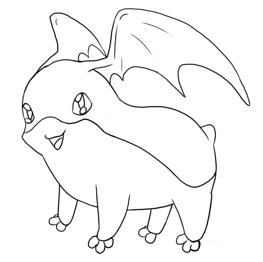 Desenho de Patamon para Crianças para Colorir