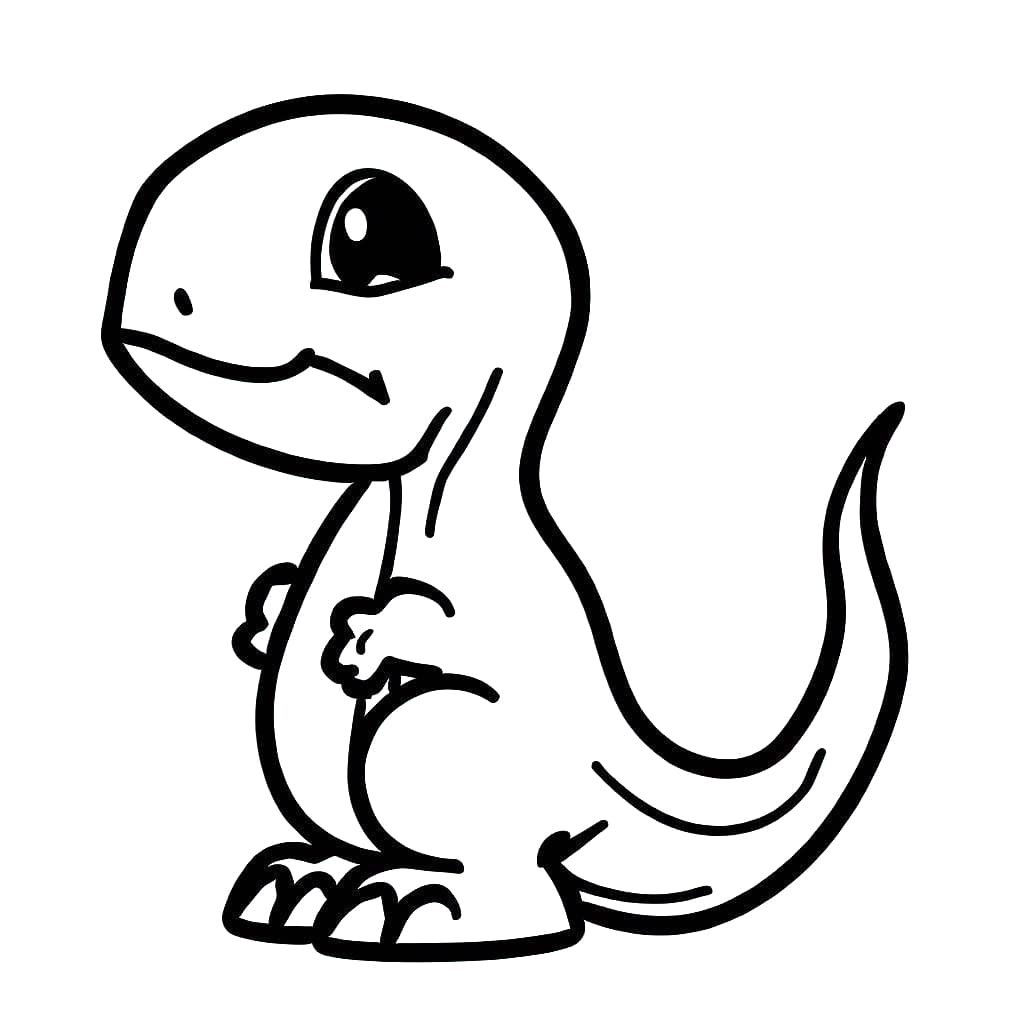 Desenhos de Dinossauro Bebê para Colorir