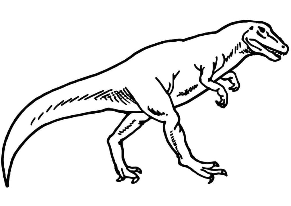 Desenhos de Alossauro para Colorir