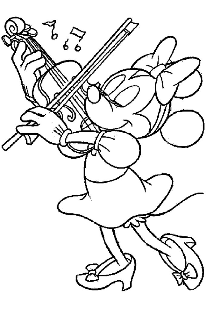 Desenho de Disney Pdf para Colorir e Imprimir