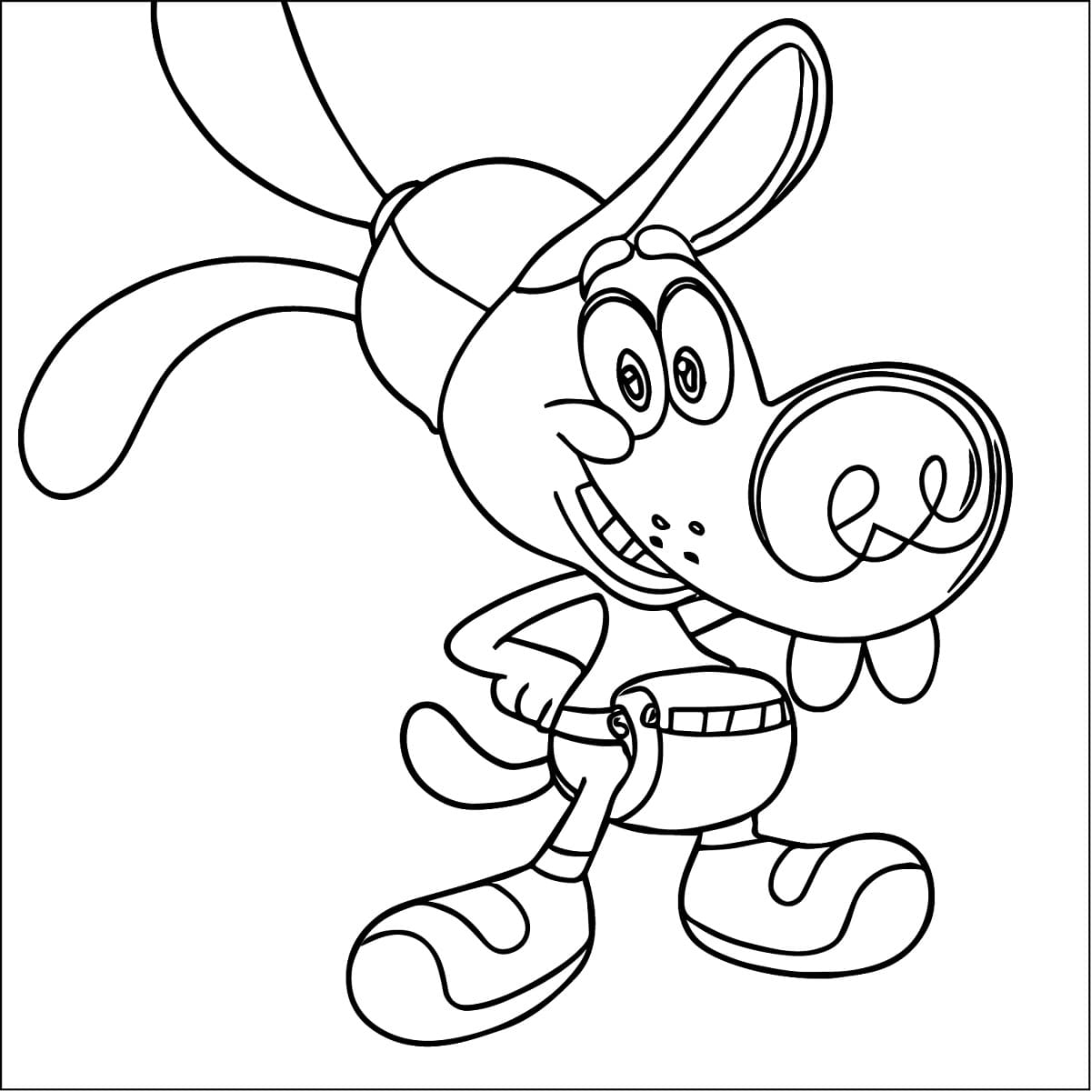 Desenho de Bloofy Divertida Mente 2 para Colorir