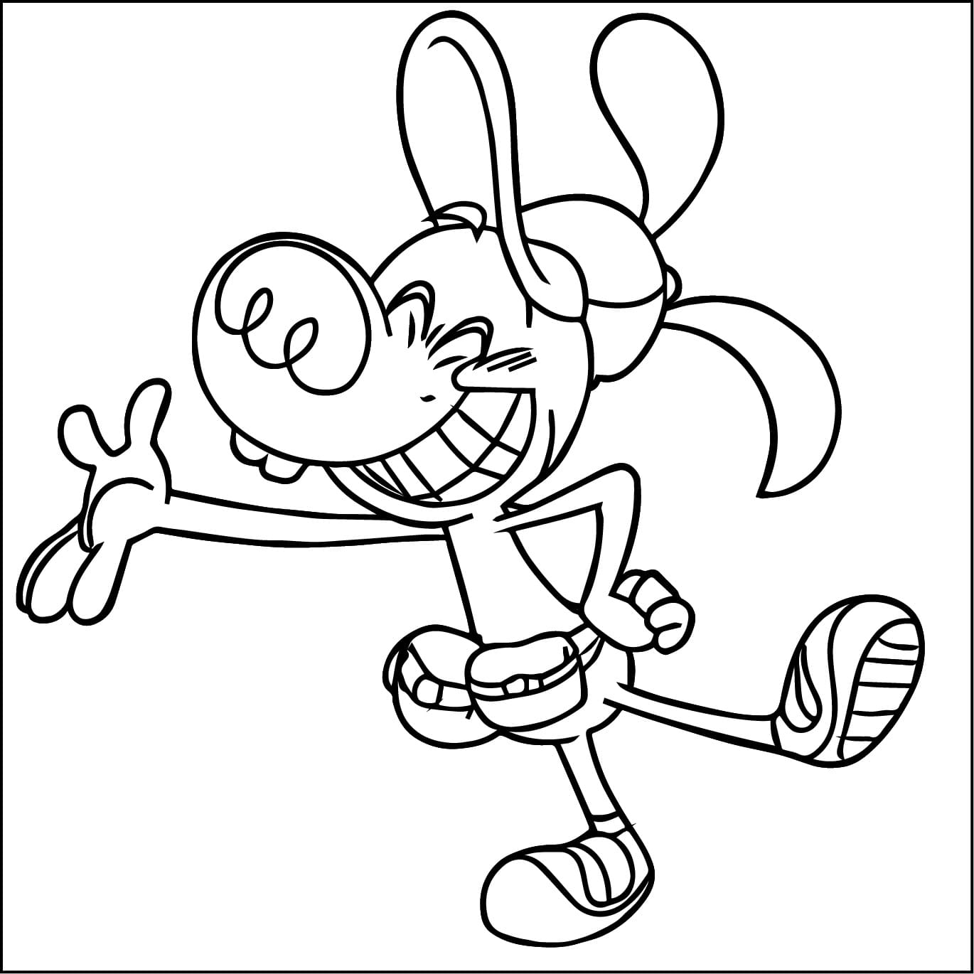 Desenho de Bloofy em Divertida Mente 2 para Colorir