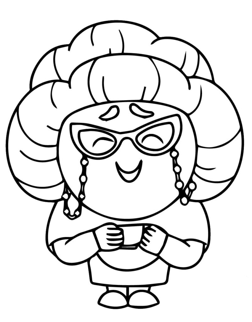 Desenho de Nostalgia de Divertida Mente 2 para Colorir