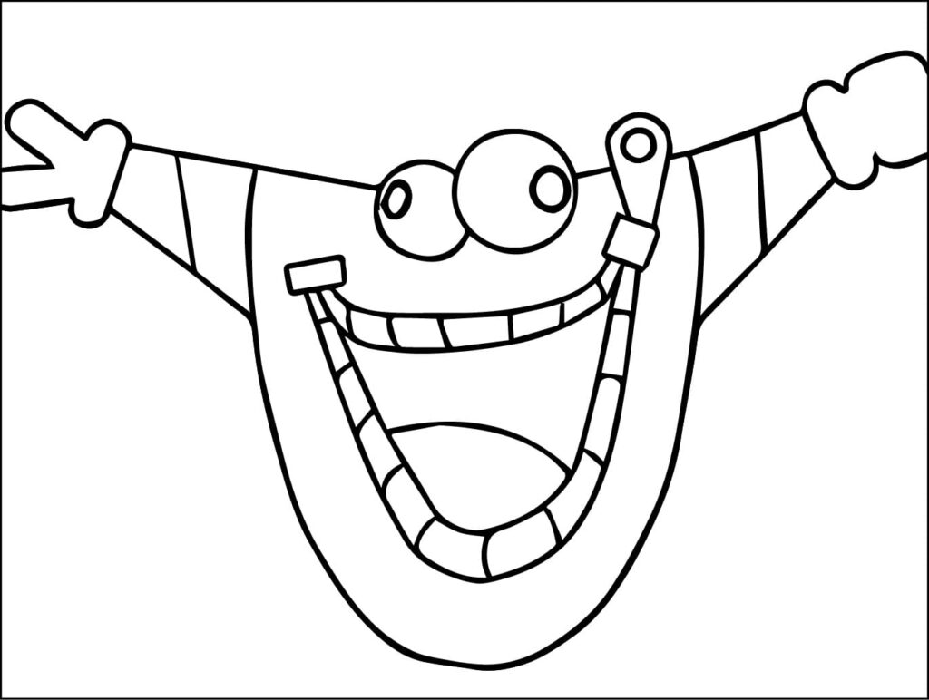 Desenho de Pouchy de Divertida Mente 2 para Colorir