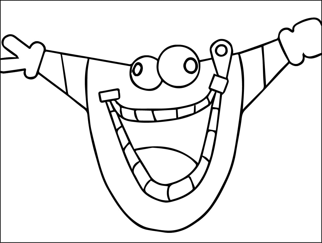 Desenho de Pouchy de Divertida Mente 2 para Colorir
