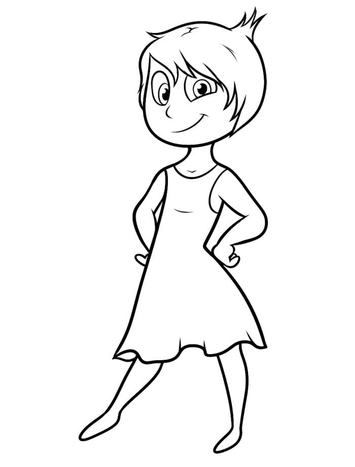 Baixar Desenho Alegria de Divertida Mente para Colorir