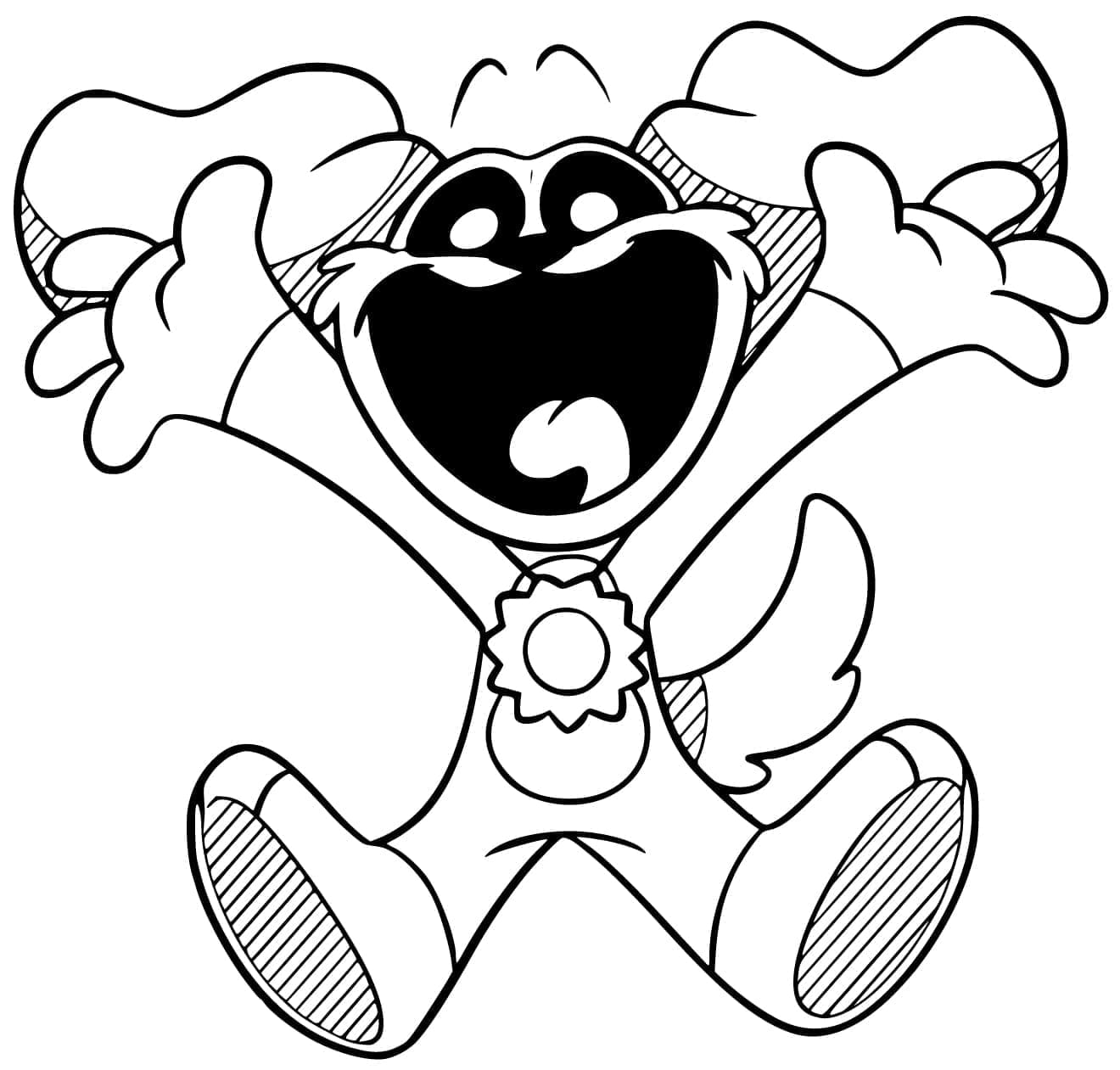 Desenho de Dogday de Smiling Critters para Colorir