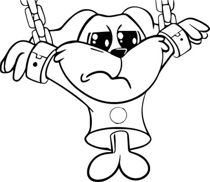 Desenho de Dogday para crianças de 1 Ano para Colorir