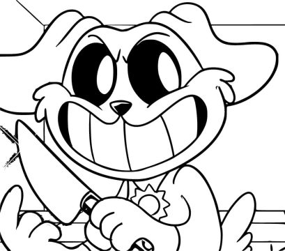 Desenho de Foto de Dogday para Colorir