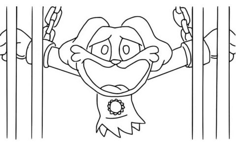 Desenho de Imagem de Dogday para Colorir