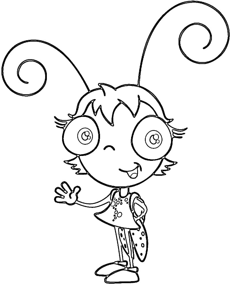 Desenho Mundi de Doki para Colorir