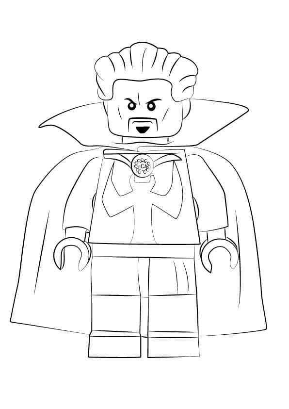 Desenho Lego Doutor Estranho para Colorir