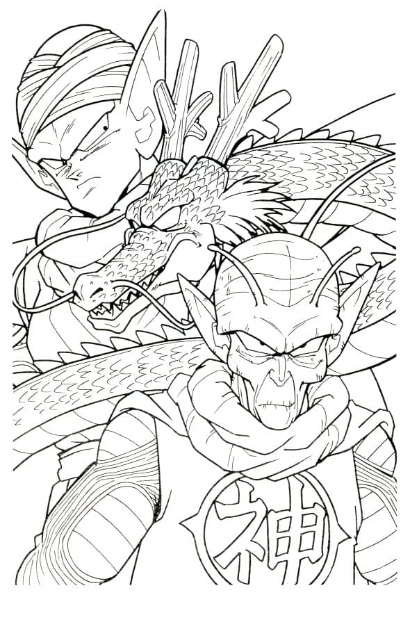 Desenhos de Dragon Ball Z para Crianças para Colorir