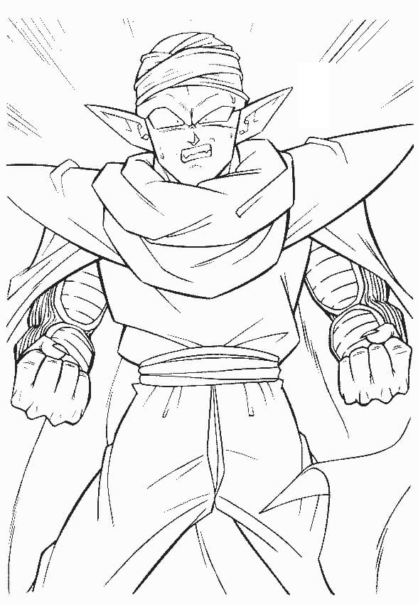 Desenhos de Piccolo Dragon Ball Z para Colorir