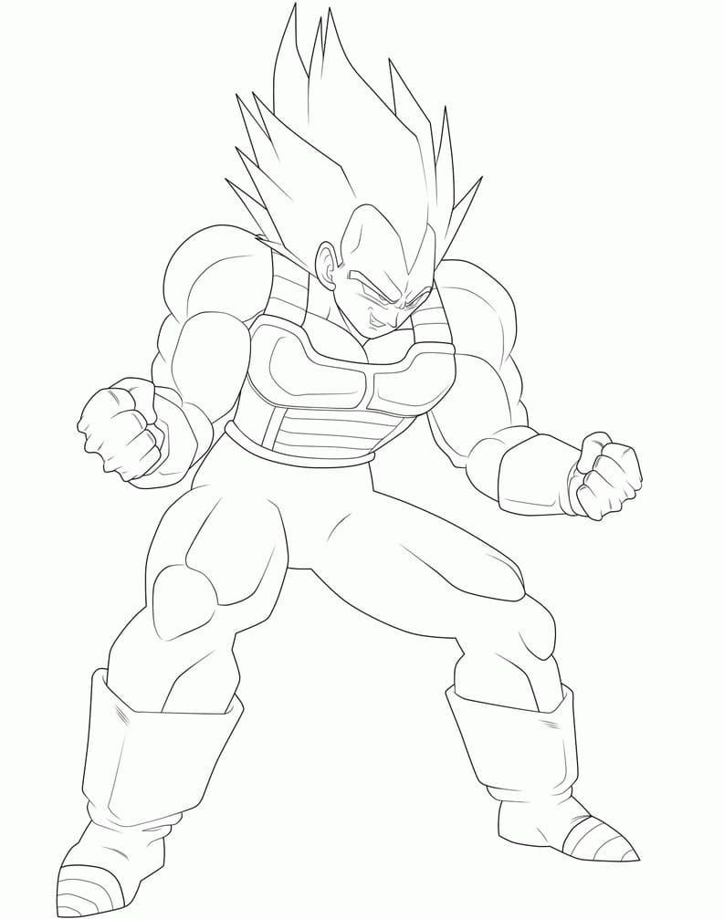Desenho Vegetá 4 para Colorir