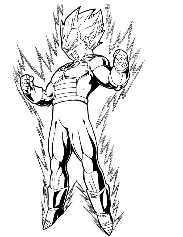 Desenhos de Dragon Ball Z para Colorir