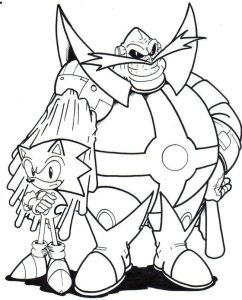 Eggman Robotnik Sonic para Colorir