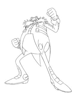 Desenho Doutor Eggman de Sonic para Colorir