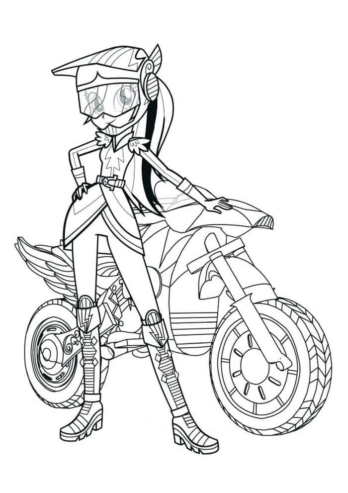 Desenho de Equestria Girls para Colorir e Baixar Download