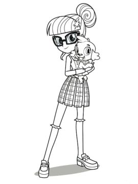 Desenho de Equestria Girls para Imprimir e Baixar