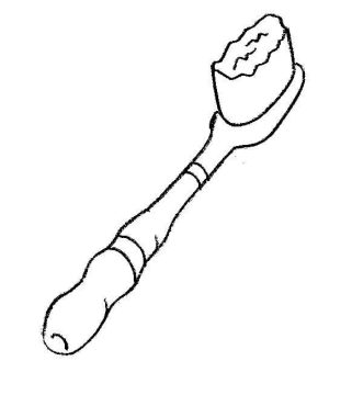Desenho Escova de Dente fácil para Colorir