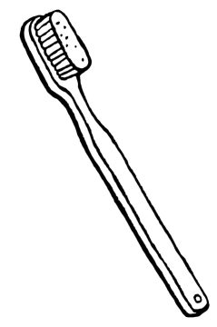 Desenho Escova de Dentes
