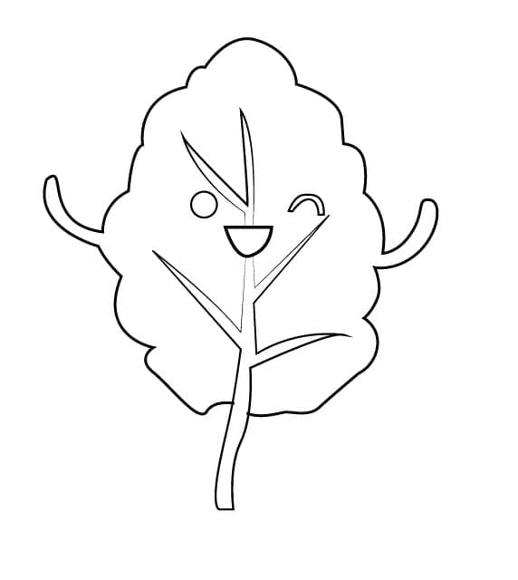 Desenho de Espinafre de Desenho Animado para Colorir