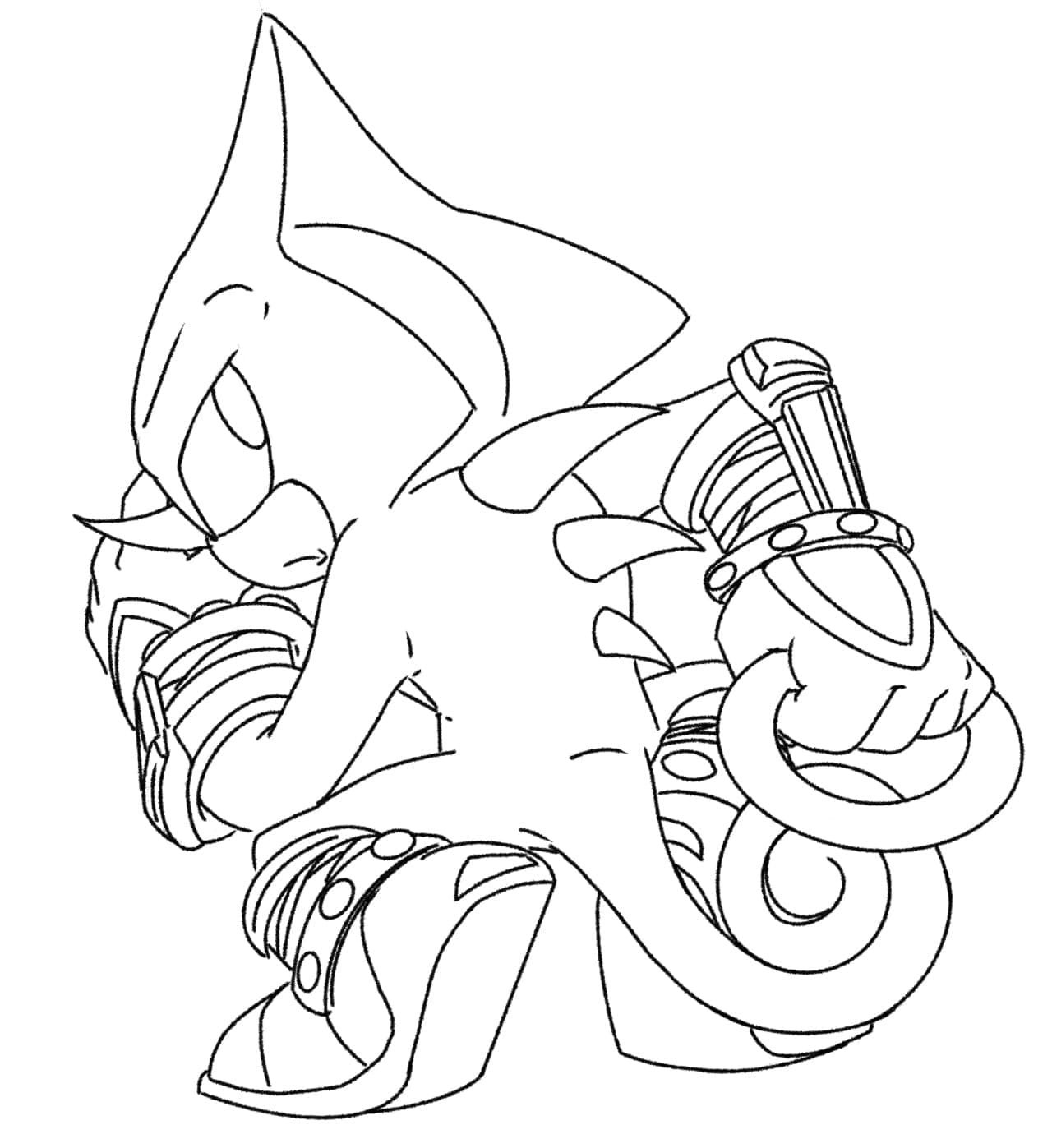 Desenho de Espio The Chameleon Grátis para Crianças para Colorir