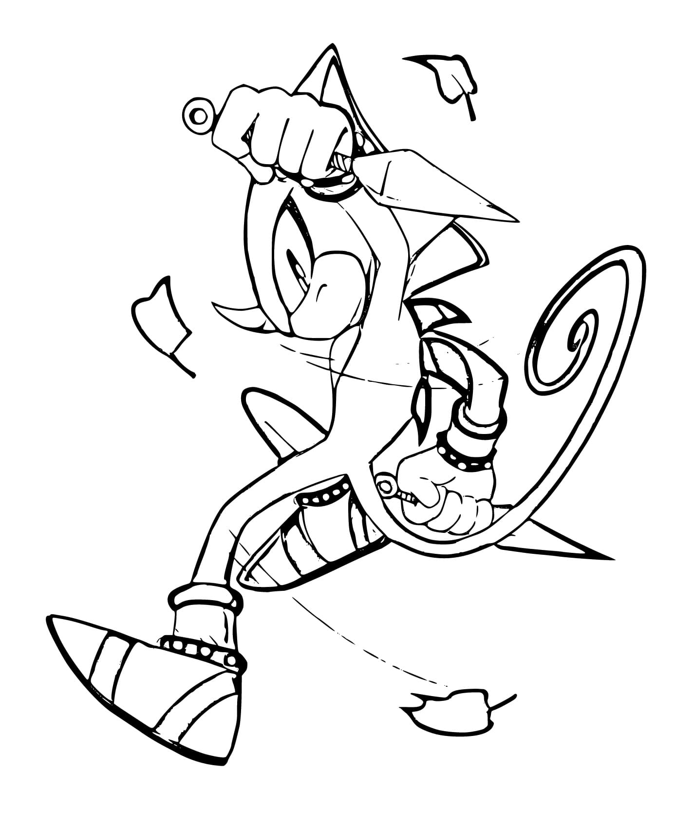 Desenho de Espio The Chameleon Grátis para Colorir