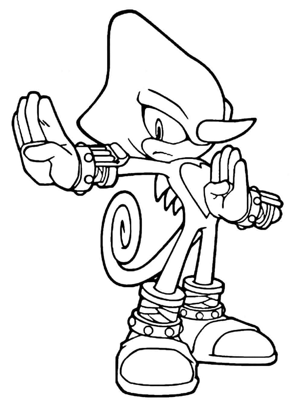 Desenho de Espio The Chameleon Imprimivel Grátis para Colorir