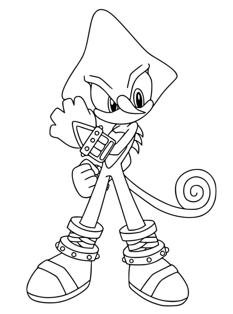 Desenho de Espio The Chameleon Incrível para Colorir
