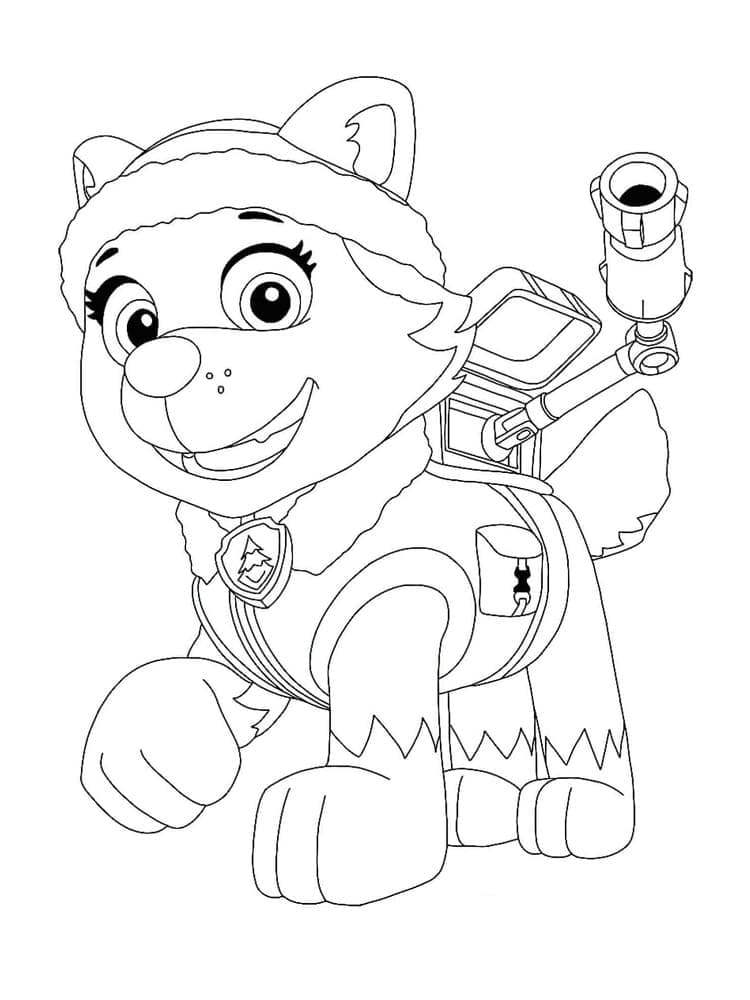 Desenho de Linda Everest para Colorir