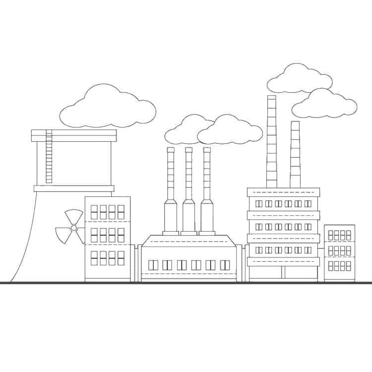 Desenho de Fábrica Imprimivel Download