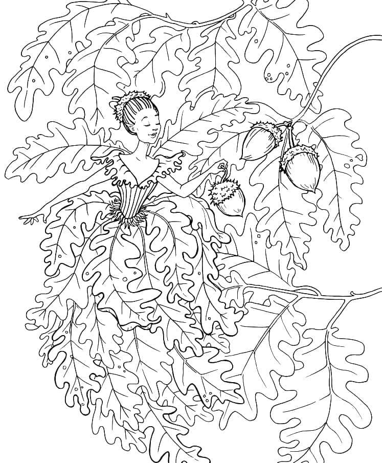 Desenho de Fada Grátis para Crianças para Colorir
