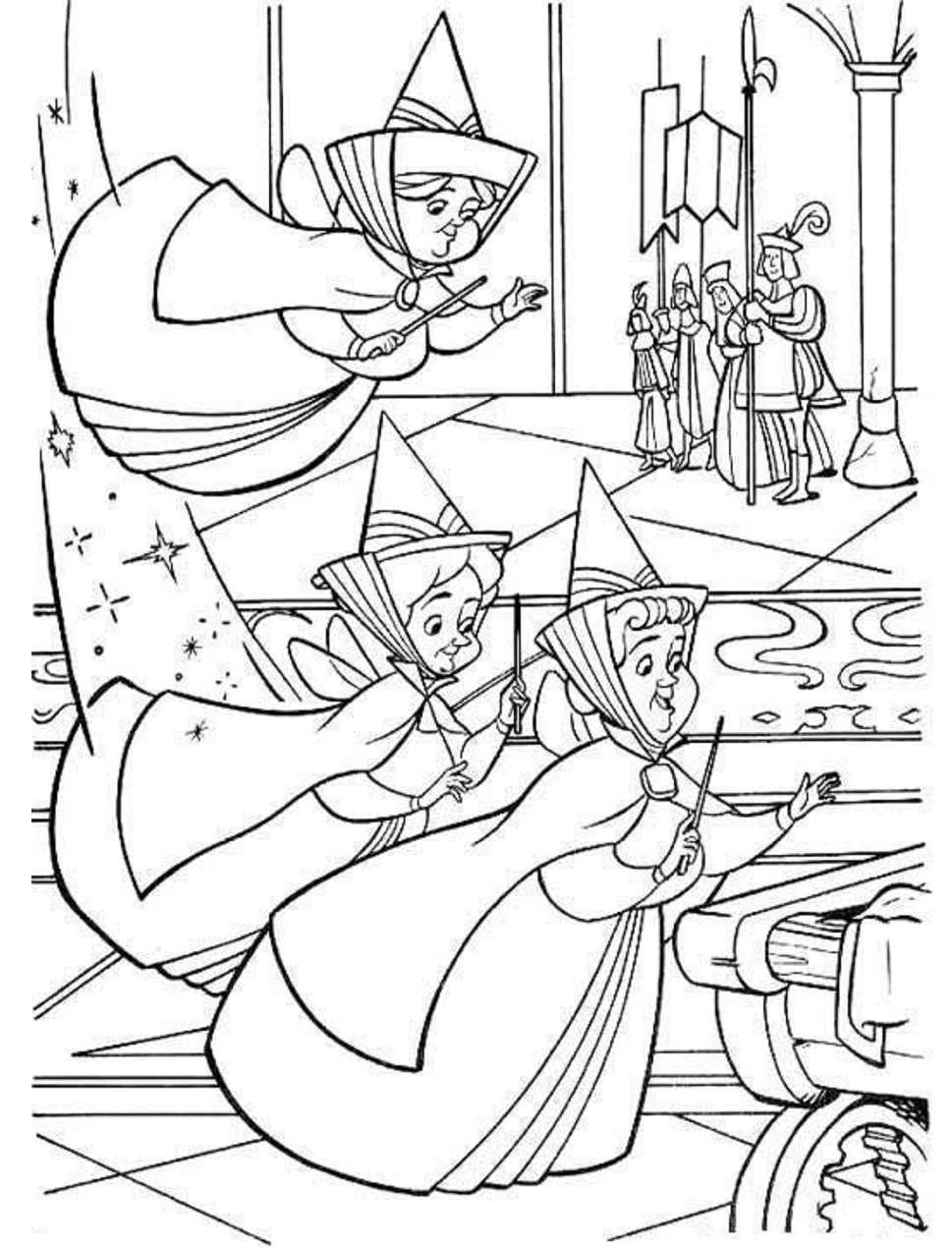 Desenhos de Fadas para Colorir
