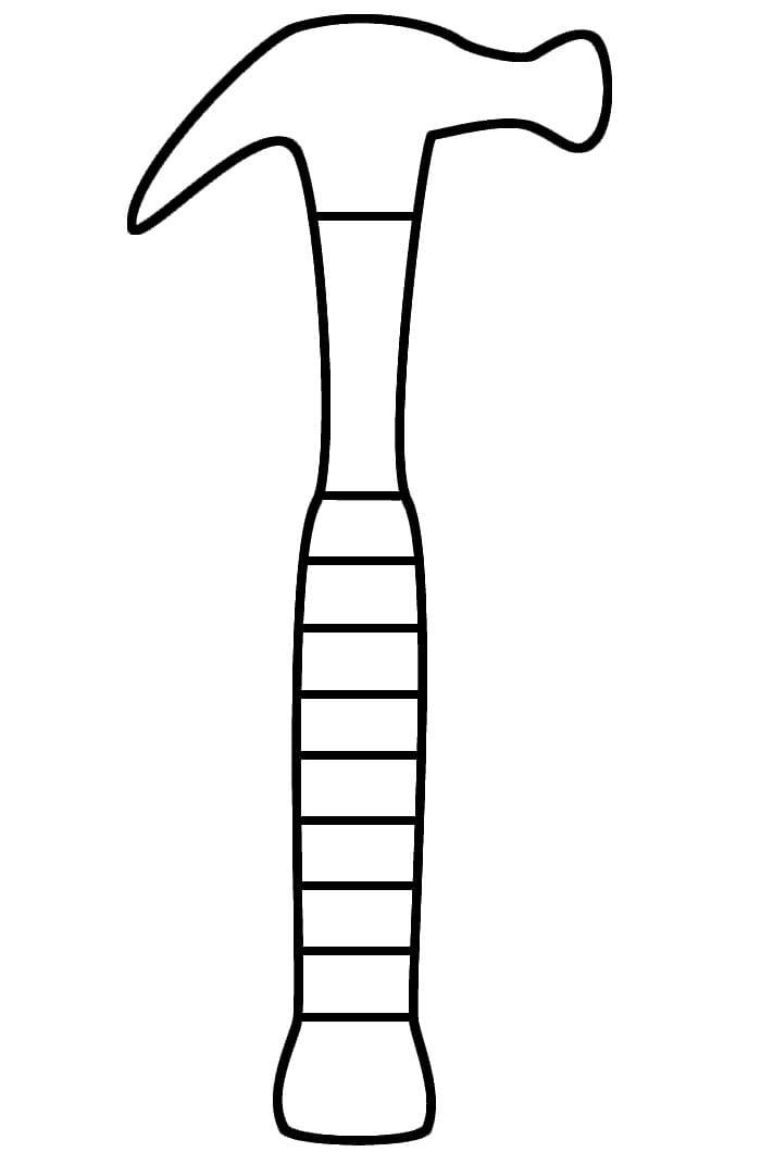 Desenhar Desenho Martelo para Pintar