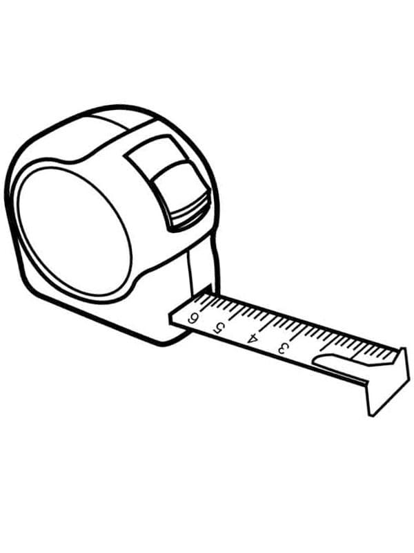 Desenho de Trena para Colorir