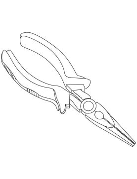 Desenho Pdf Alicate de Bico para Colorir
