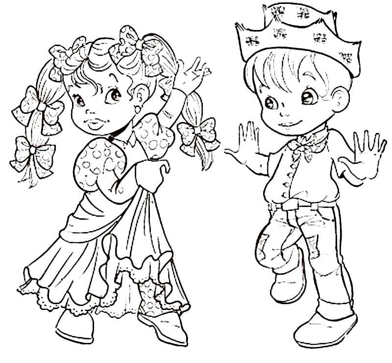 Desenho de Festa Junina grátis para Colorir