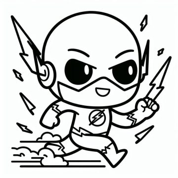 Desenho de Flash rápido para Colorir