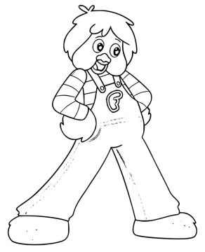 Desenho de Fofao grátis para crianças para Colorir