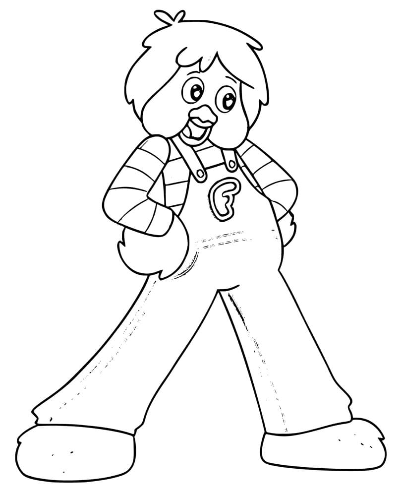 Desenho de Fofao Grátis para Crianças para Colorir