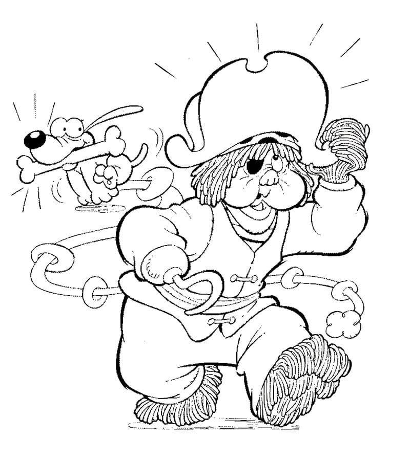 Desenho de Fofao Imprimivel para Colorir