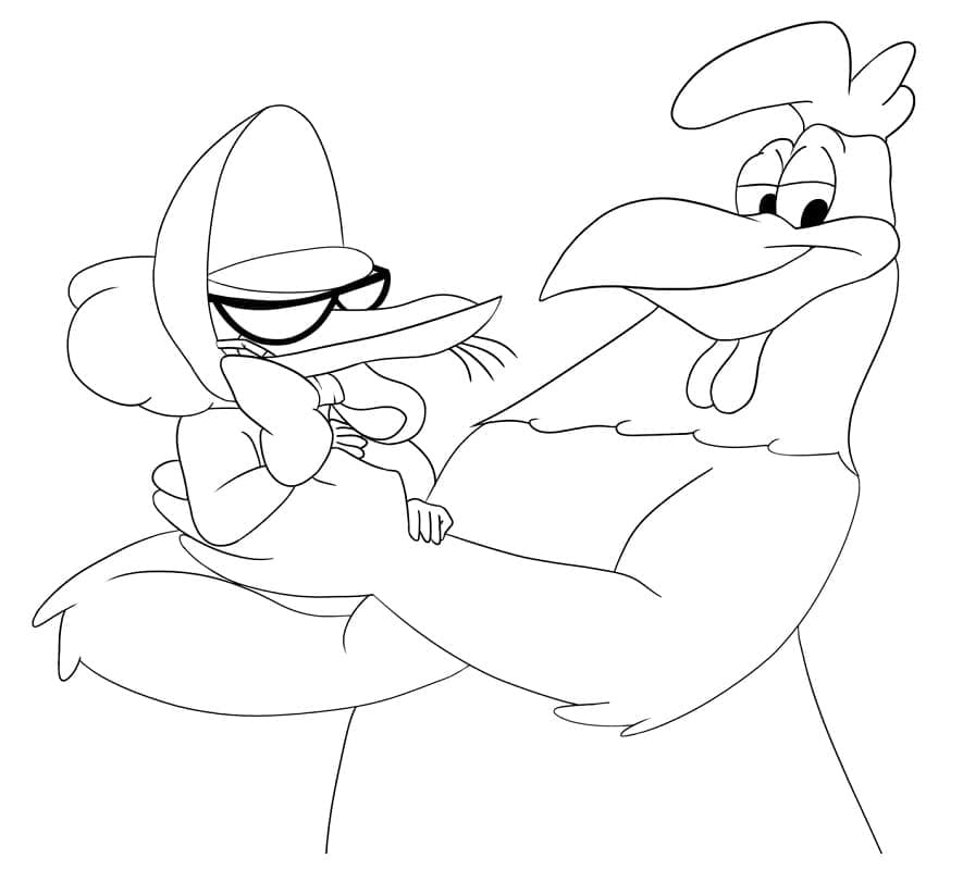 Desenho de Foghorn Leghorn Imprimivel Download