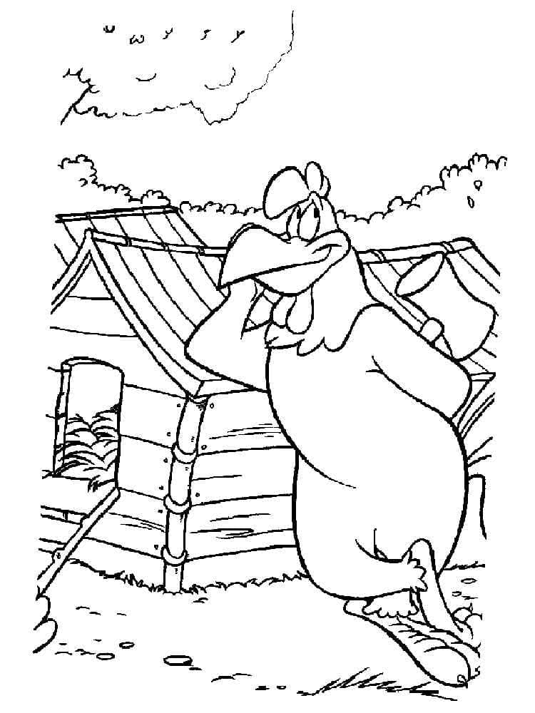 Desenho de Foghorn Leghorn Infantil para Imprimir
